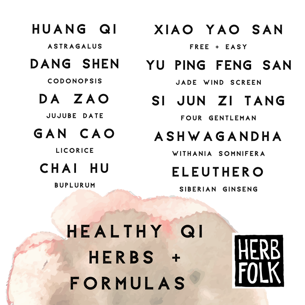 Healthy Qi Herbs + Formulas
